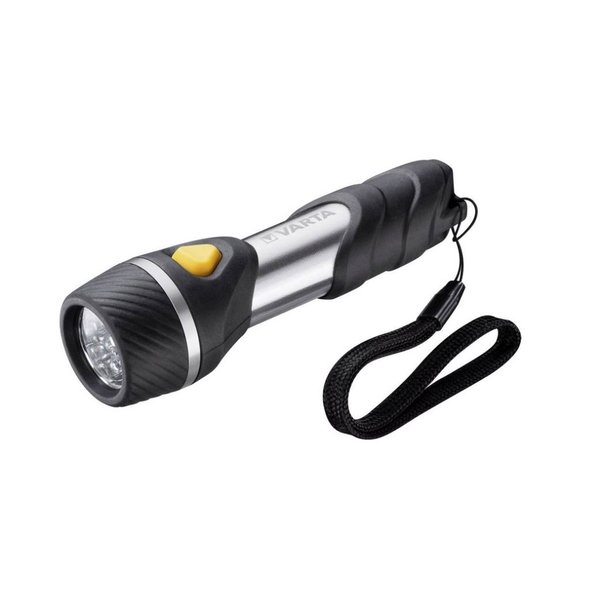 Varta Day Light Multi LED F10 Aluminium, Zwart Sleutelhanger-zaklamp