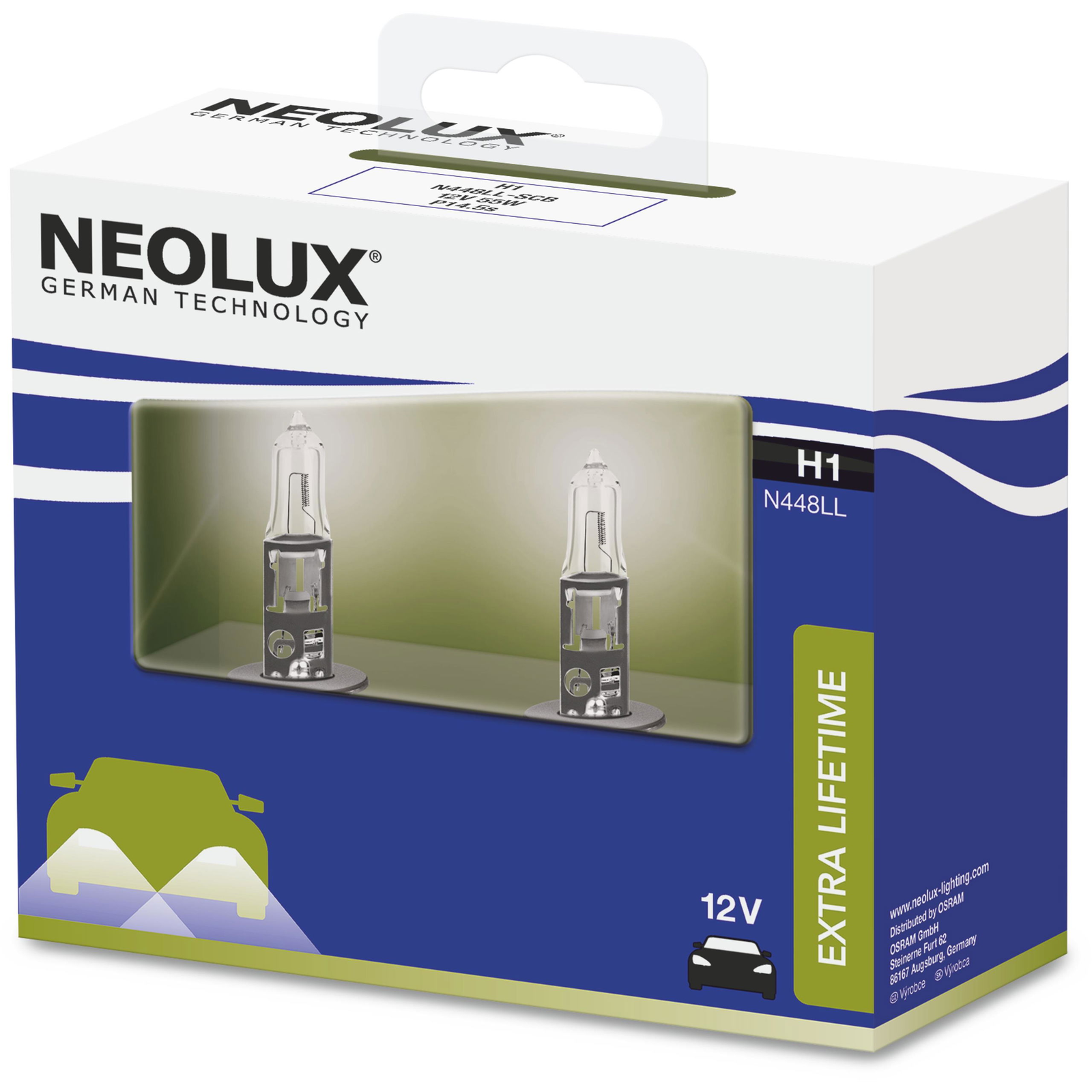 NEOLUX H1 Extra Liftime 12V, 55W (4052899500938)