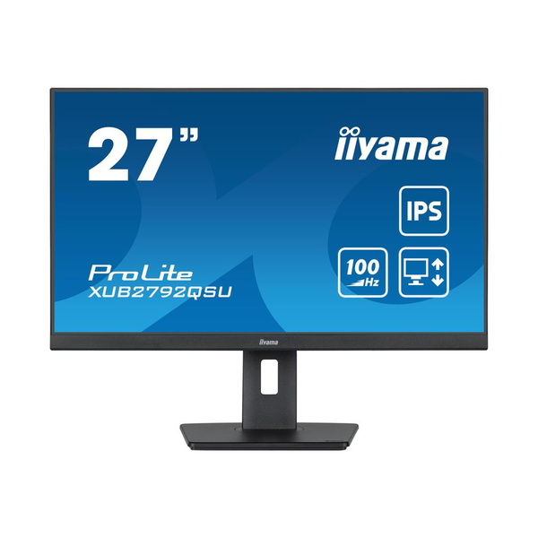 iiyama ProLite компютърен монитор 68,6 см (27") 2560 x 1440 пиксела Full HD LED Черен