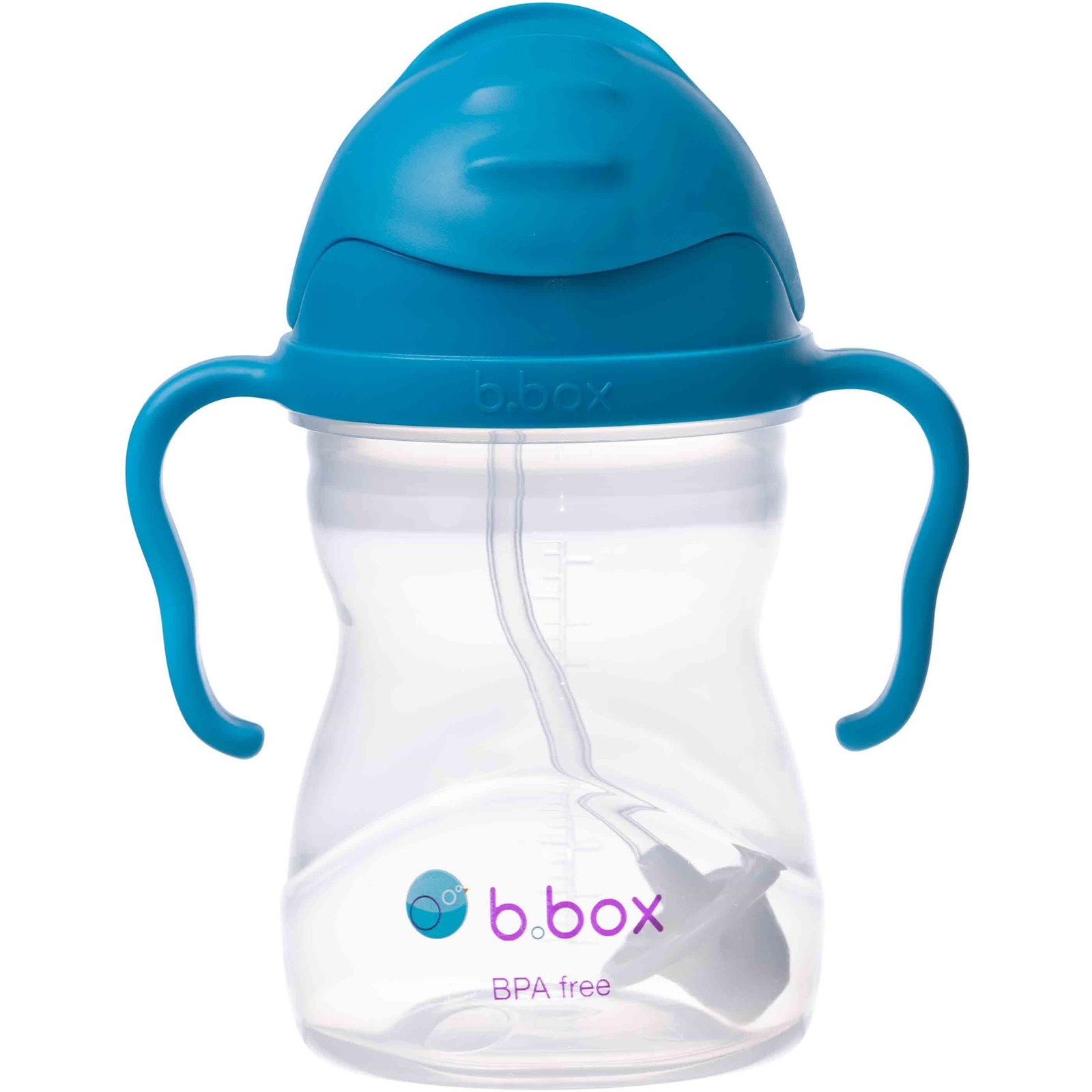 B.Box Pohár szívószállal - kobaltkék 240 ml (9353965005087)