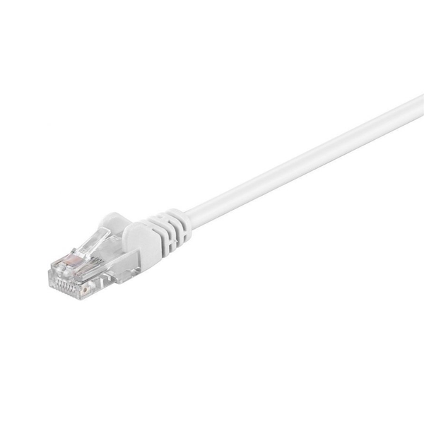 Goobay U/UTP CAT5e Patch kábel 1m - Fehér