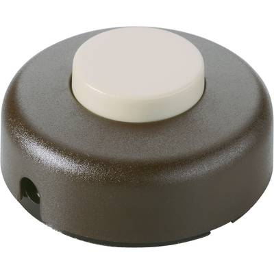 interBär 1 pólusú lábkapcsoló, 2 A 250 V/AC, bézs (barna) (5062-509.01)