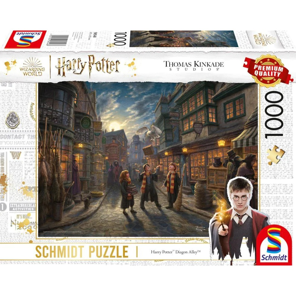 Schmidt Spiele Thomas Kinkade Studios Harry Potter - Diagon Alley 1000 darabos puzzle