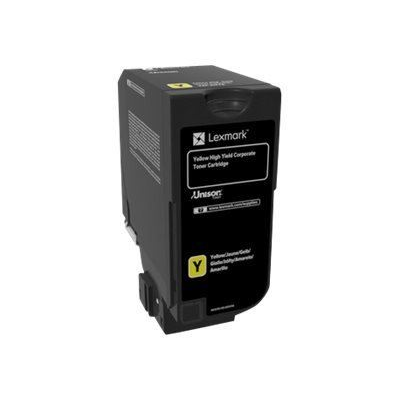 Lexmark 74C2HYE тонер касета 1 броя Оригинал Жълт