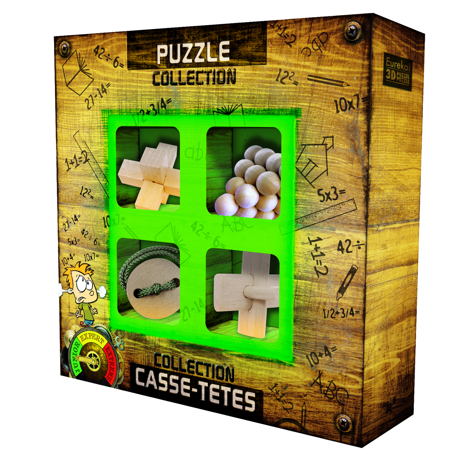 Eureka Puzzles collection Junior Wooden ördöglakat (EUR34519)