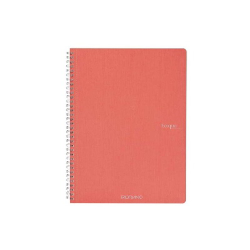 Fabriano Ecoqua 70 lapos A5 sima spirálfüzet - Korall (19148005)
