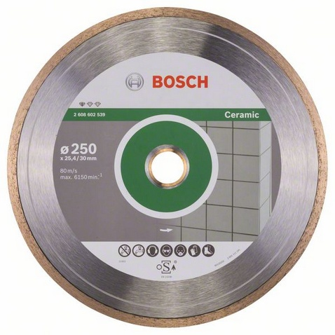Bosch 2608602539 Professional For Ceramic Gyémánt Vágótárcsa - 250 x 30 mm (2608602539)