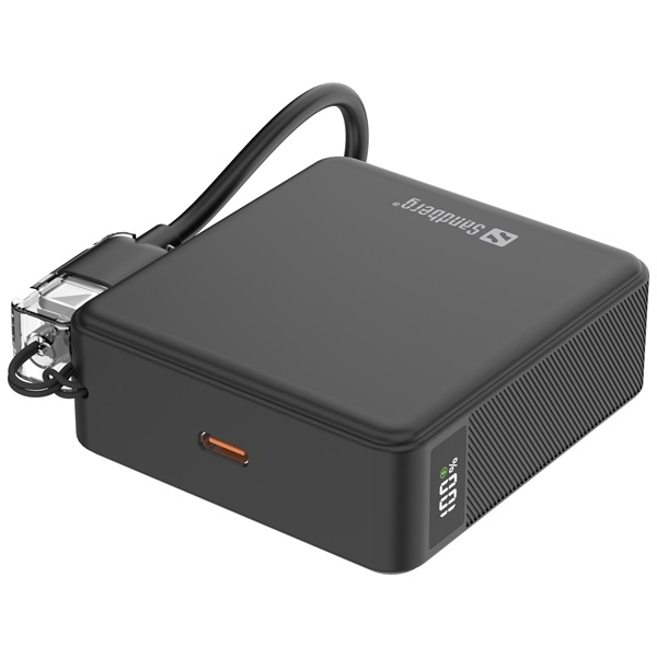 Sandberg 421-34 power bank Ιόντων- λιθίου ( Li - Ion ) 10000 mAh Μαύρος (Μαύρο)