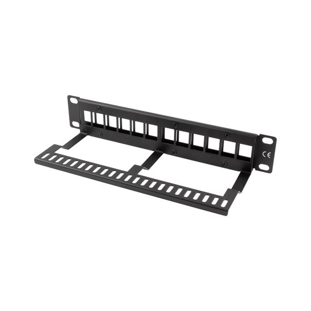 Lanberg patch panel blank 12 port 1U 10