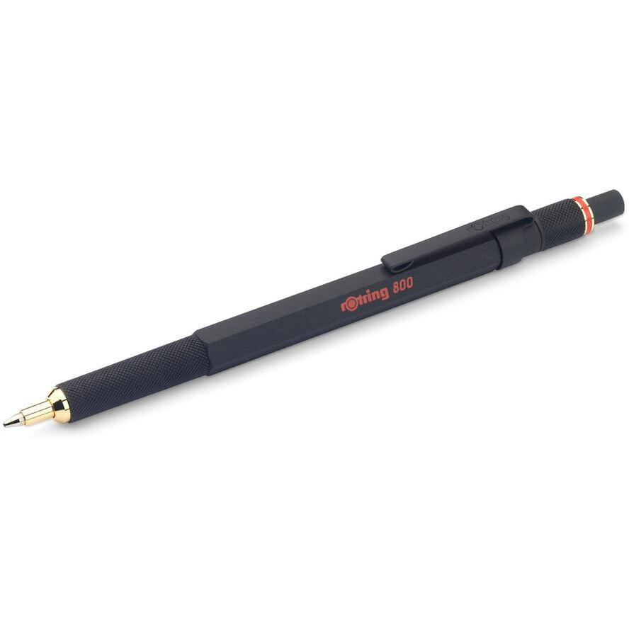 Rotring 800 1,0mm fekete nyomógombos golyóstoll (2032579)