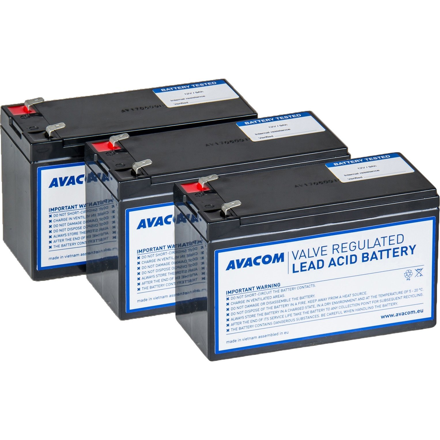 Avacom AVACOM AVA-RBP03-12090-KIT - baterie pro UPS CyberPower, Dell, EATON, Effekta, FSP Fortron, HP, Legrand
