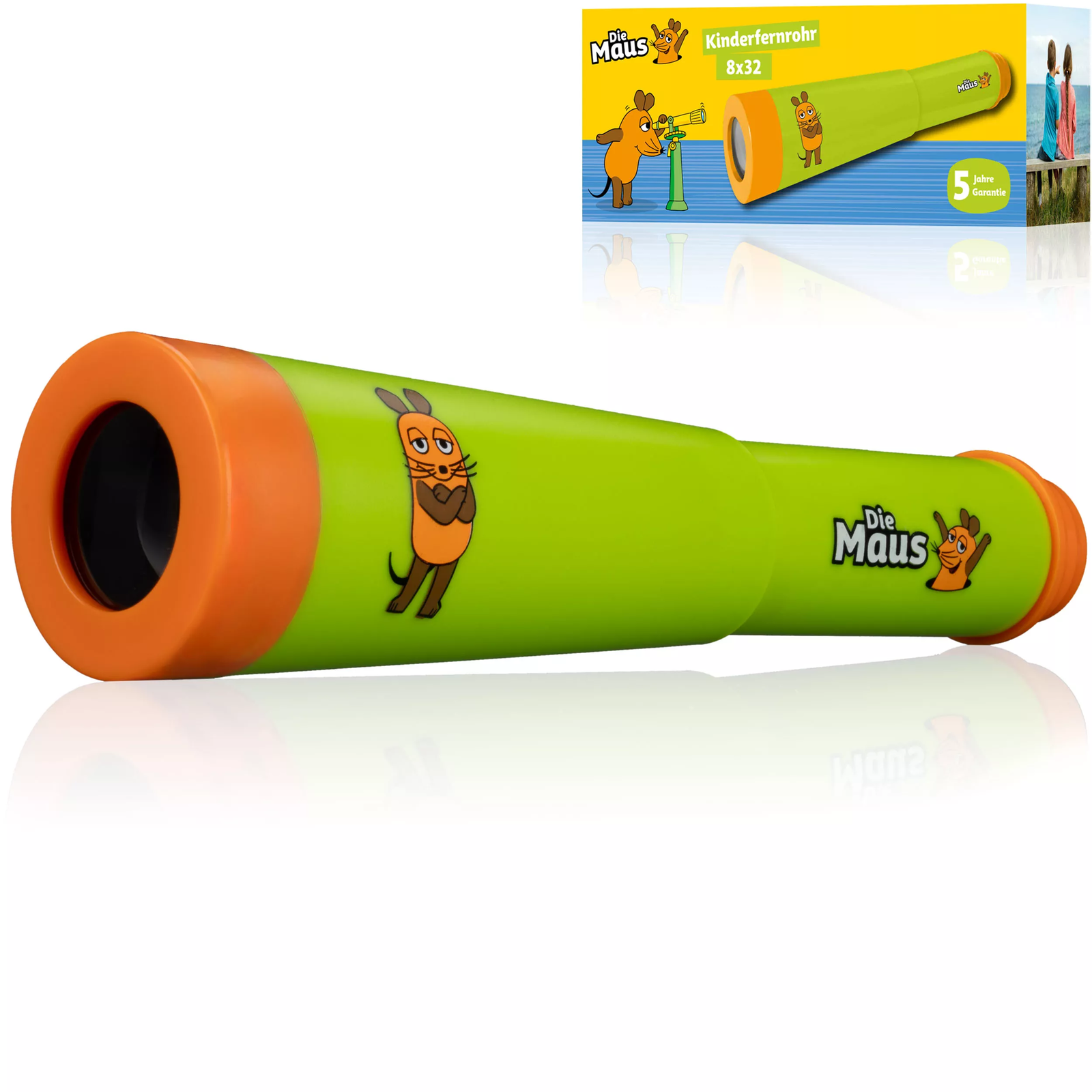 DieMaus 9810201 Távcső gyerekeknek 8x32 - Zöld (9810201)