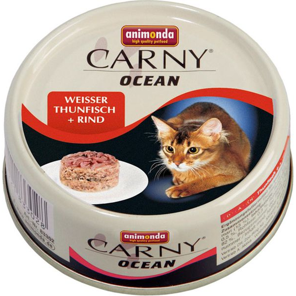 Animonda Carny Ocean Macskaeledel 80 gr - Tonhal és Marha