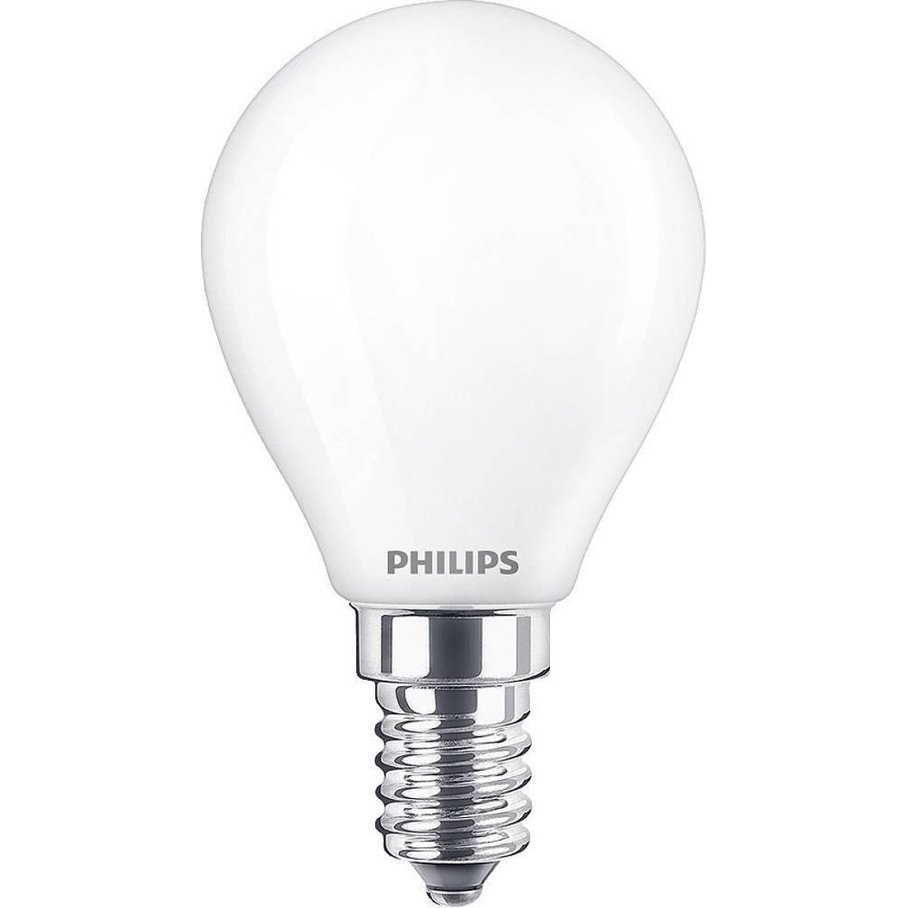 Philips LED 76343500 LED EEK F (A - G) E14 Csepp forma 4.3 W = 40 W Melegfehér (Ø x H) 4.5 cm x 8.2 cm 1 db (76343500)