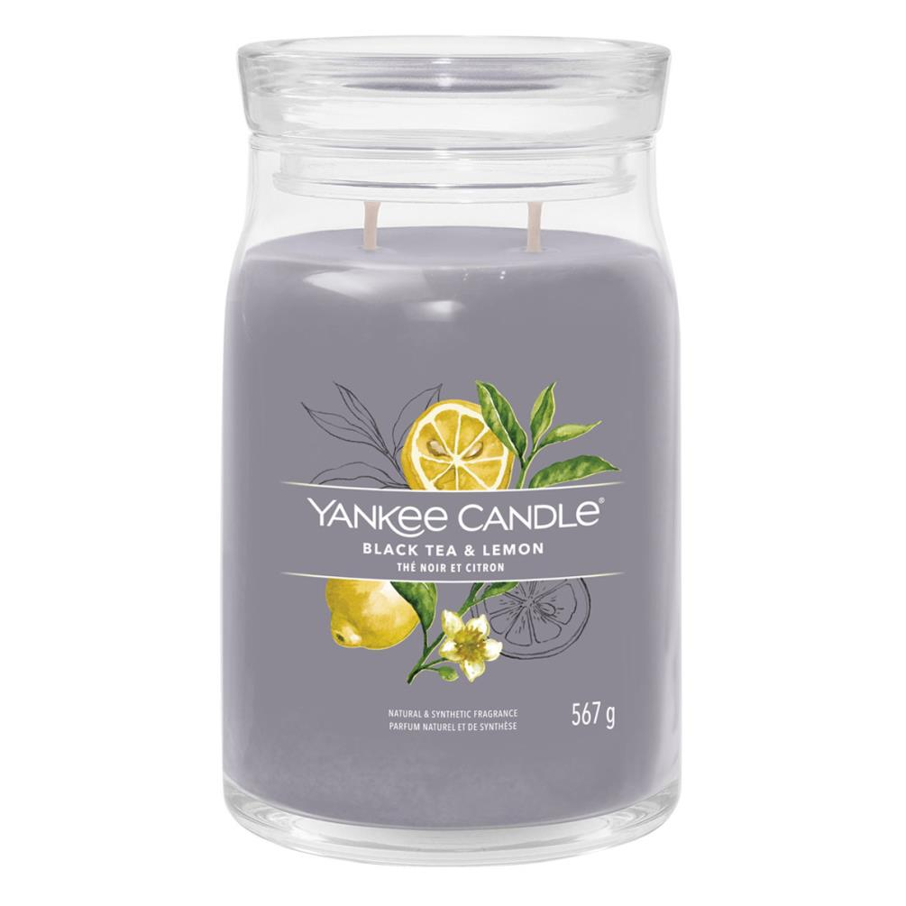 Yankee Candle Signature Black Tea & Lemon Illatgyertya 567g (1629978E)