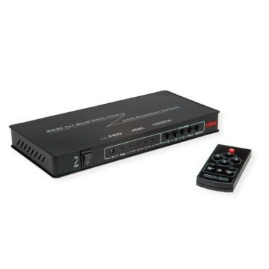 ROLINE HDMI 4x1 QUAD Multi-Viewer, z przełącznikiem bezszwowym