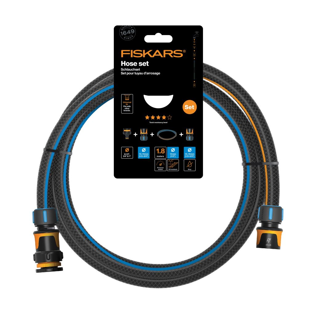 Fiskars 1057621 Tömlőszett 13mm (1/2