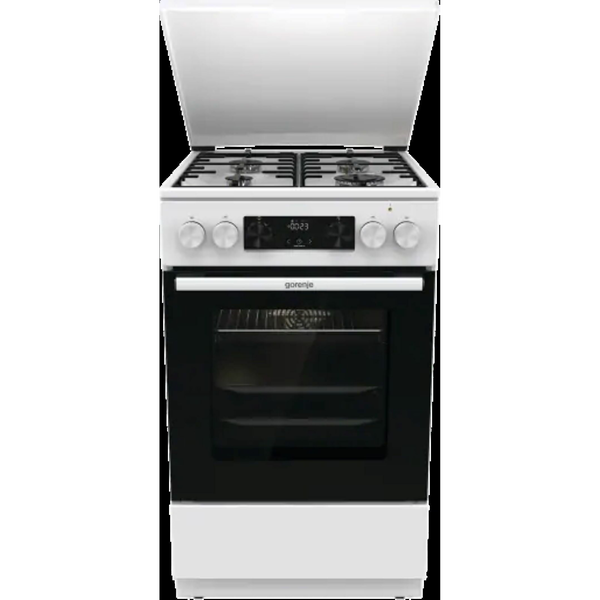 Gorenje GK5C64WH Kombinált Gáz/ Elektromos Tűzhely - Fehér