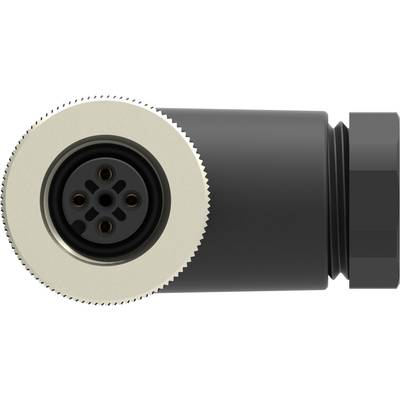 TE Connectivity T4112002041-000 Érzékelő-/működtető összekötő, konfekcionálatlan M12 Alj, hajlított Pólusszám: 4 1 db (T4112002041-000)