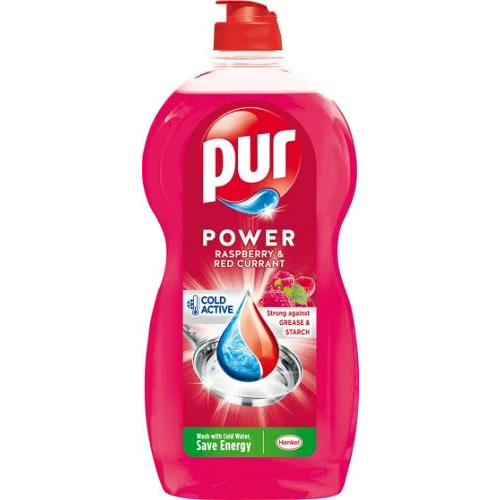 Препарат за ръчно миене на съдове Pur Raspberry & Currant, 1200 мл