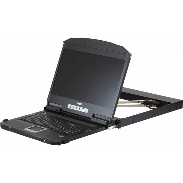 ATEN CL3800NW-ATA-AG rack console 47 cm (18.5") Zwart