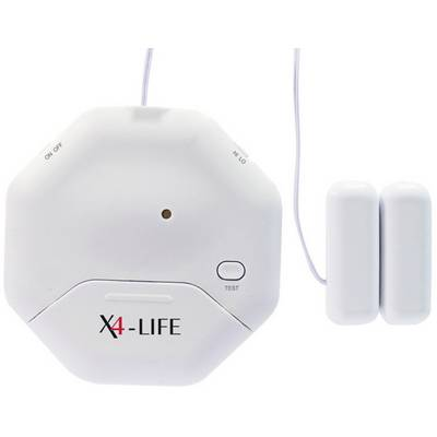 Üvegtörés érzékelő és ajtó- és ablak riasztó, 95 dB X4-LIFE 701331 (701331)