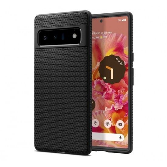 Spigen Liquid Air Google Pixel 6 Pro tok matt fekete (ACS03455) (ACS03455)