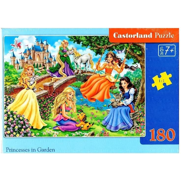 Castorland Princesses in Garden 180 pcs Puzzle 180 pz Cartoni