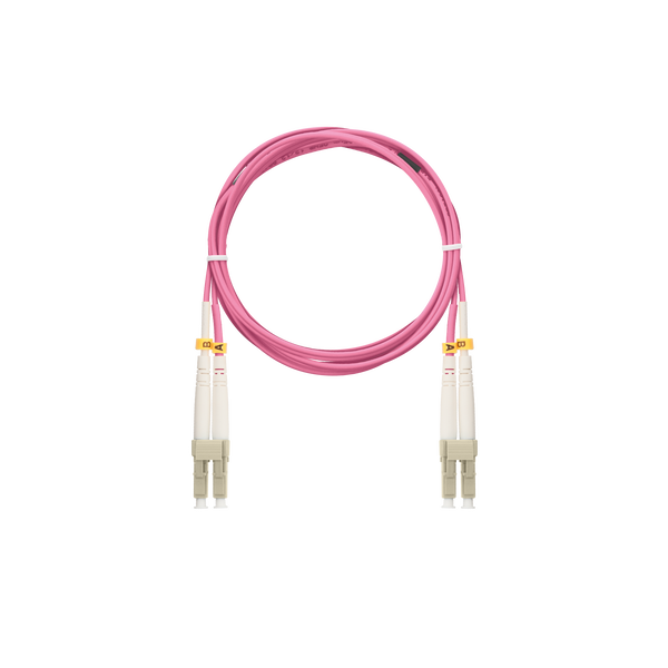 Nikomax Optikai patch kábel LC-LC Duplex 2m - Magenta