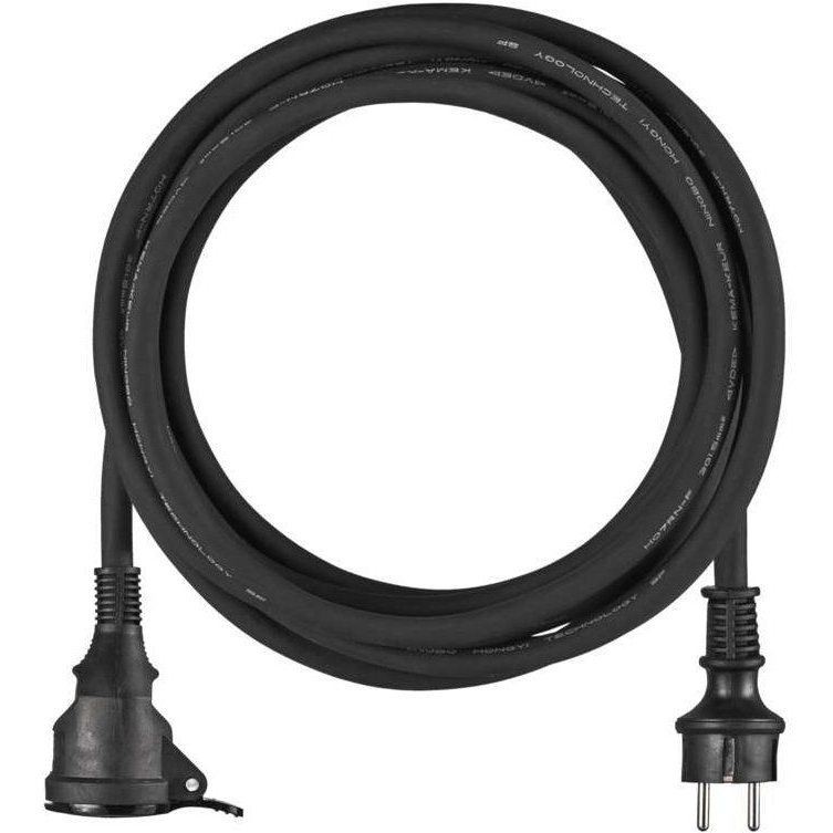 EMOS Neoprén hosszabbító kábel - 1× aljzat, 5 m, 3× 1,5 mm2 (1902010500)