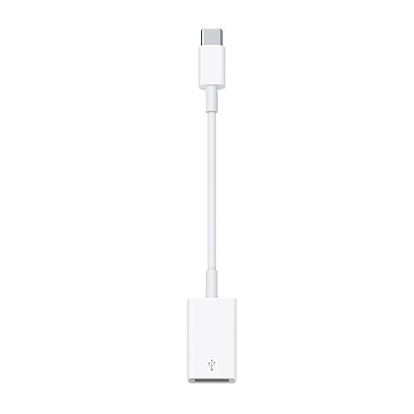 APPLE adapter kábel (USB - Type-C, 12cm) FEHÉR (MJ1M2ZM/A) (MJ1M2ZM/A)