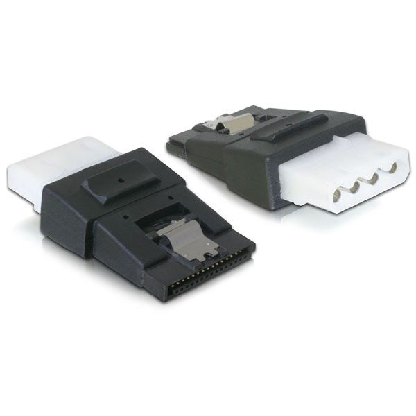 Delock DL65046 power 4 tűs Molex female -> SATA power 15 tűs male rögzítővel (DL65046)