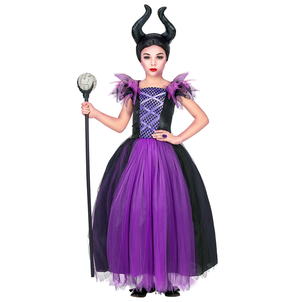 Kostým Diaboliny Převlek Čarodějnice Maleficent Halloween 140