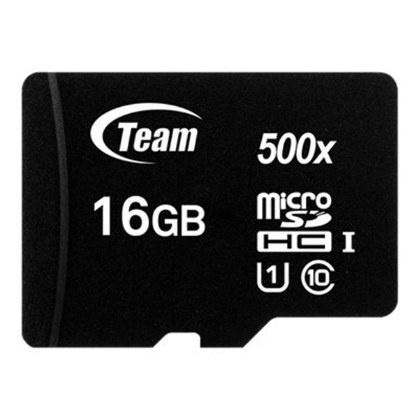 Card de Memorie TEAM micro SDHC, 16GB, Class 10 cu SD Adaptor