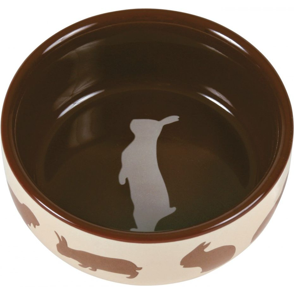  Trixie Miska ceramiczna dla królika z motywem królika - 250ml 11cm