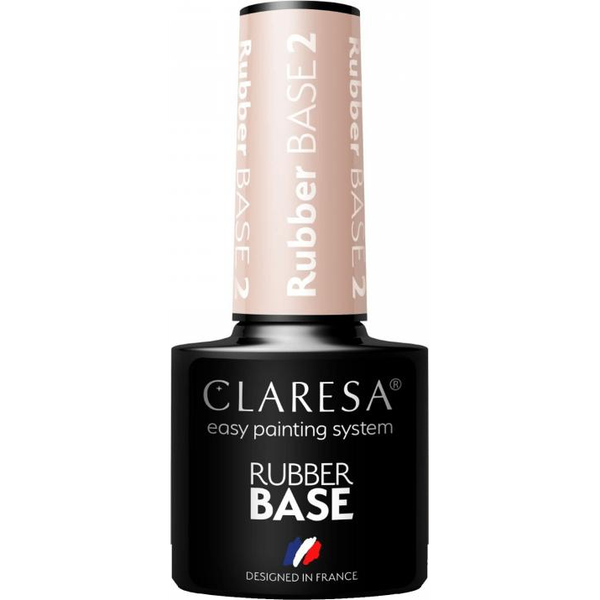 Claresa Rubber Base Gel 2 erősített alaplakk 5g