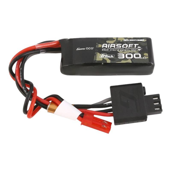 Gens Ace GEA3002S35JGT 35C 2S1P JST-SYP Airsoft Lipo akkumulátor (7.4V / 300mAh)
