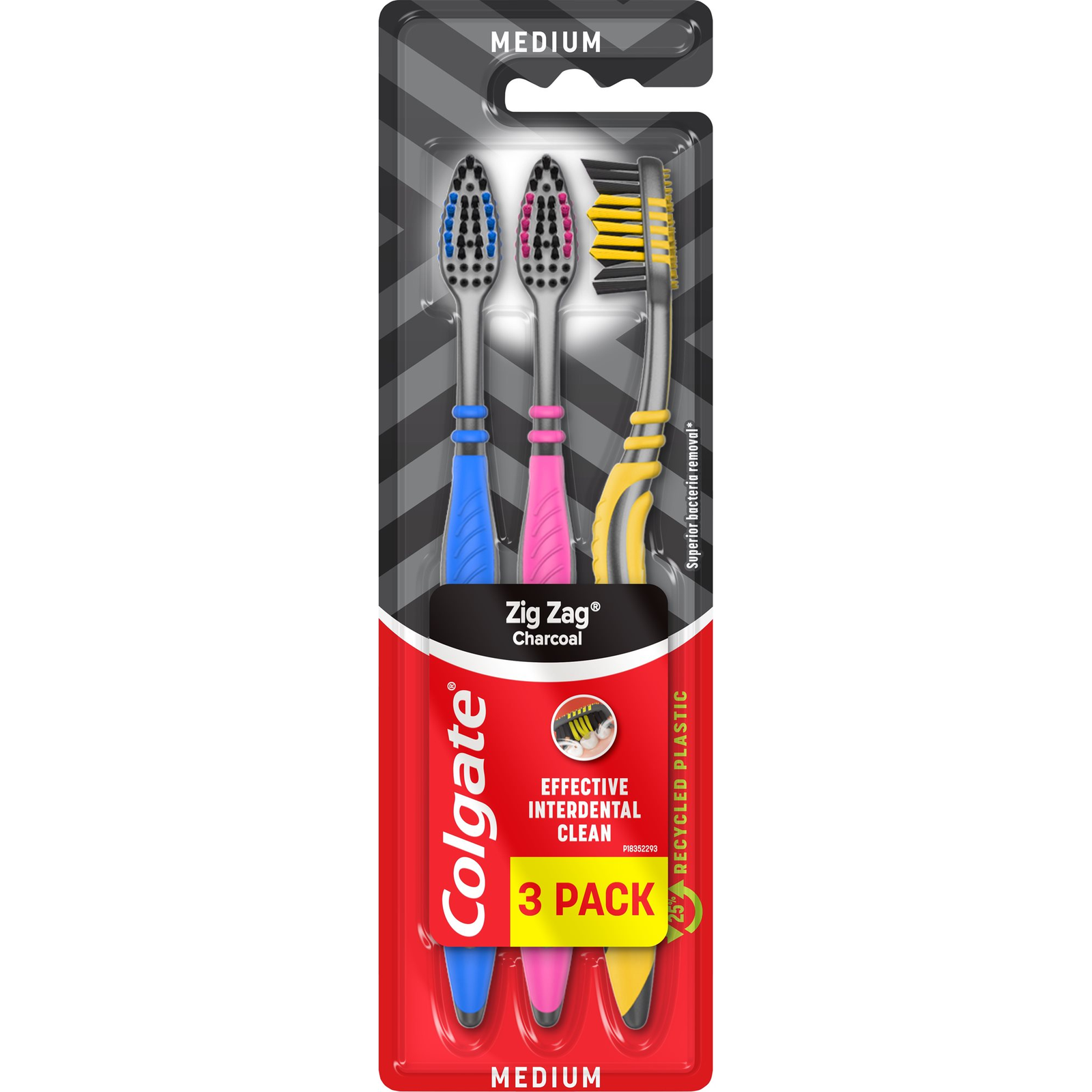 COLGATE ZIG ZAG charcoal 3 db (8718951305212)