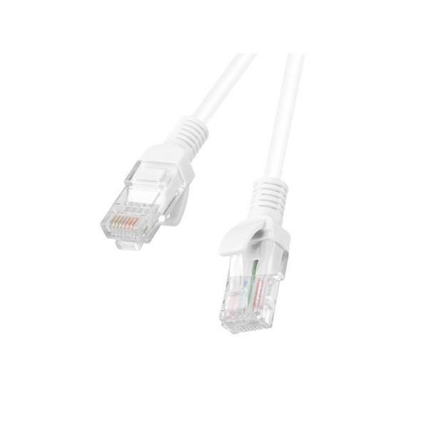 Lanberg U/UTP Cat5e RJ45 Patch Kábel 1m 10db - Fehér
