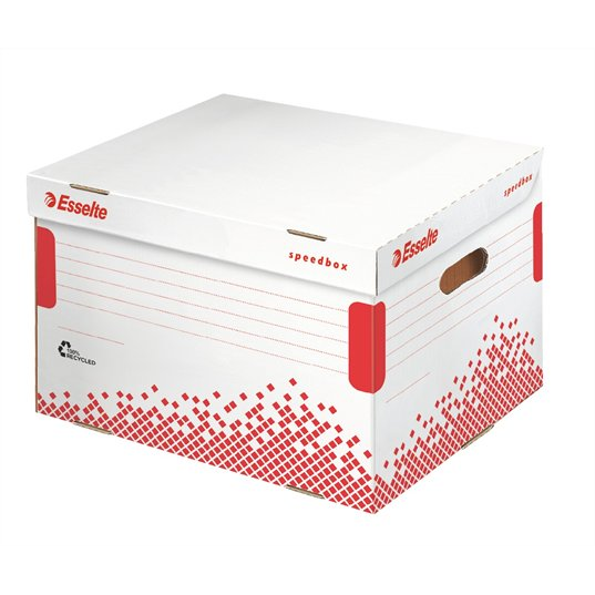Esselte Speedbox A4 375mm Archiváló konténer - Fehér (623914)