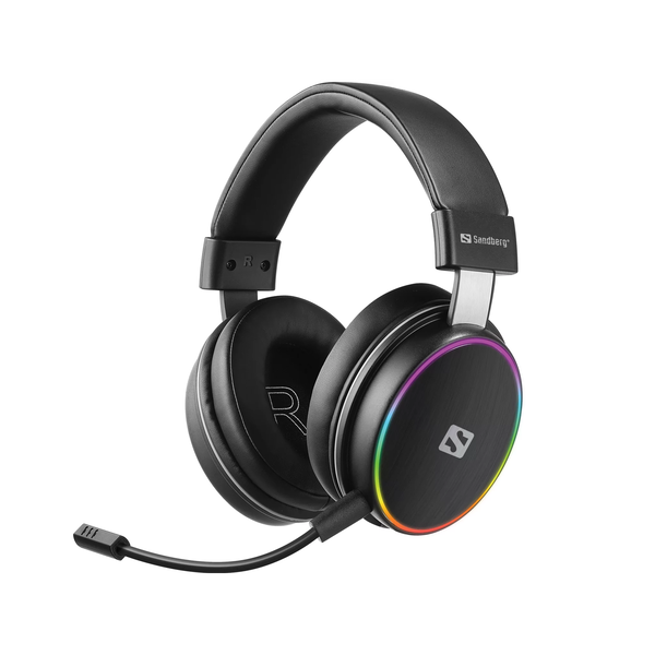 Sandberg 126-42 fejhallgató és headset Vezetékes és vezeték nélküli Fejpánt Játék Bluetooth Fekete