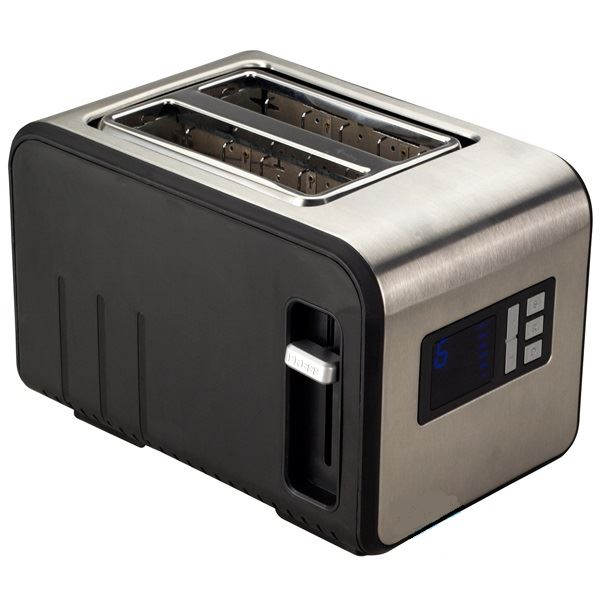 TOO TO-2SL105SS-800W kenyérpirító inox-fekete (TO-2SL105SS-800W)