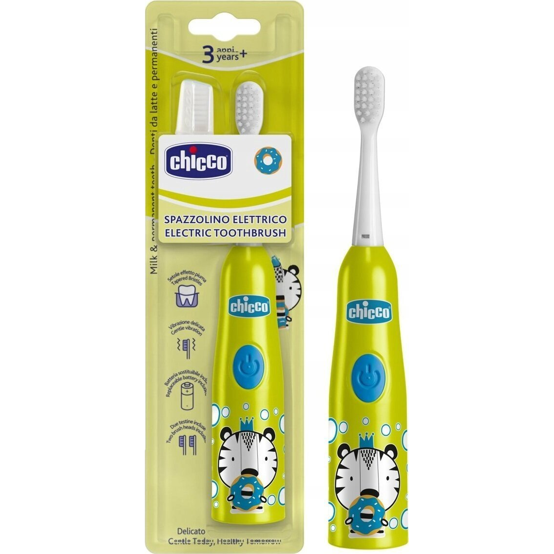 CHICCO Gyerek Elektromos FogkefeTiger 3r+ (CHI000613)