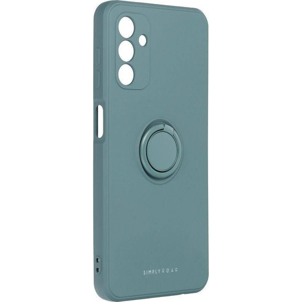 Roar AMBER szilikon telefonvédő (tartógyűrű, mágneses, kameravédő) SÖTÉTZÖLD Samsung Galaxy A04s (SM-A047F) / Galaxy A13 5G (SM-A136) (GP-129562)