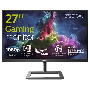 Philips E Line 272E1GAJ/00 компютърен монитор 68,6 см (27") 1920 x 1080 пиксела Full HD LCD Черен, Хром