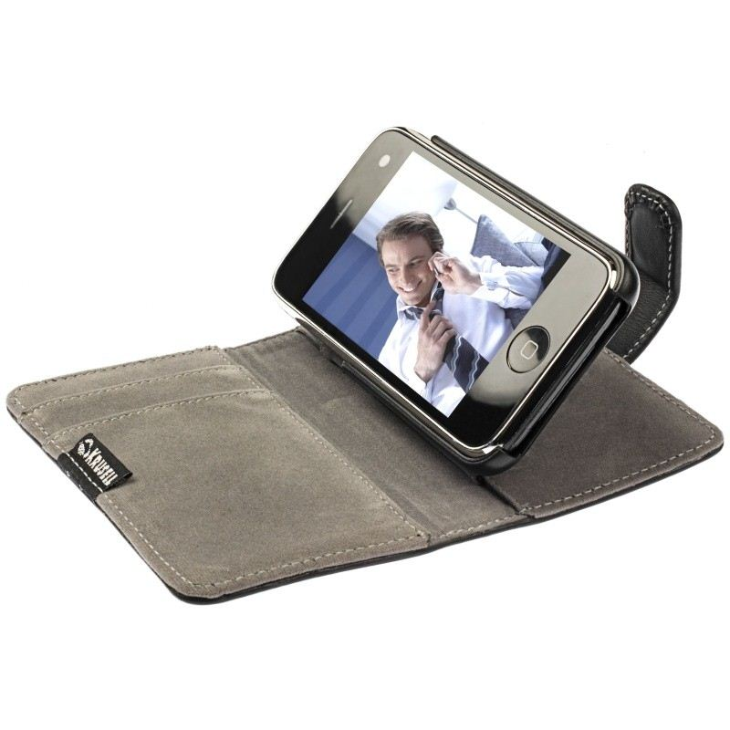 KRUSELL iPhone 3G Mobile tok ORION fekete (75386) (Orion Black)
