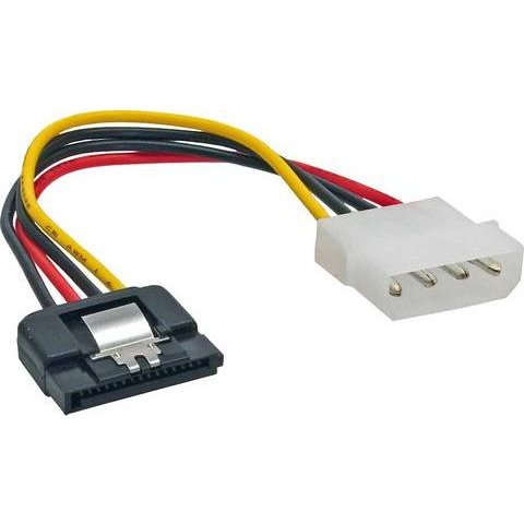 InLine 29670D cavo SATA 0,3 m SATA a 15 pin Molex (4-pin) Multicolore