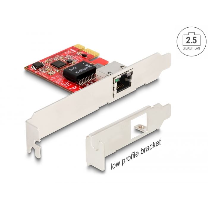 Delock PCI Express x1 kártya 1 x RJ45 2,5 Gigabit LAN (90100) (del90100)