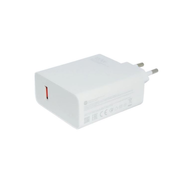 Xiaomi MDY-13-EE hálózati töltő USB-A aljzat (5V/3A, 120W, PD gyorstöltő 3.0) fehér (MDY-13-EE)