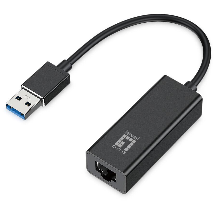 LevelOne Adapter USB3.0-> RJ45 10/100/1000 0.15m (USB-0401)